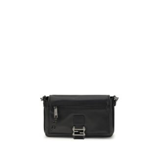 Black Calf Leather Bos Taurus Shoulder Bag