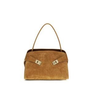 Beige Goatskin Shoulder Bag