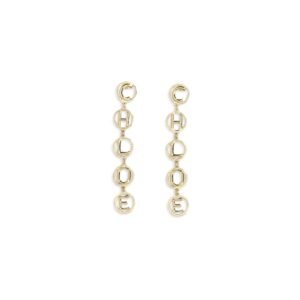 Gold Brass Earrings