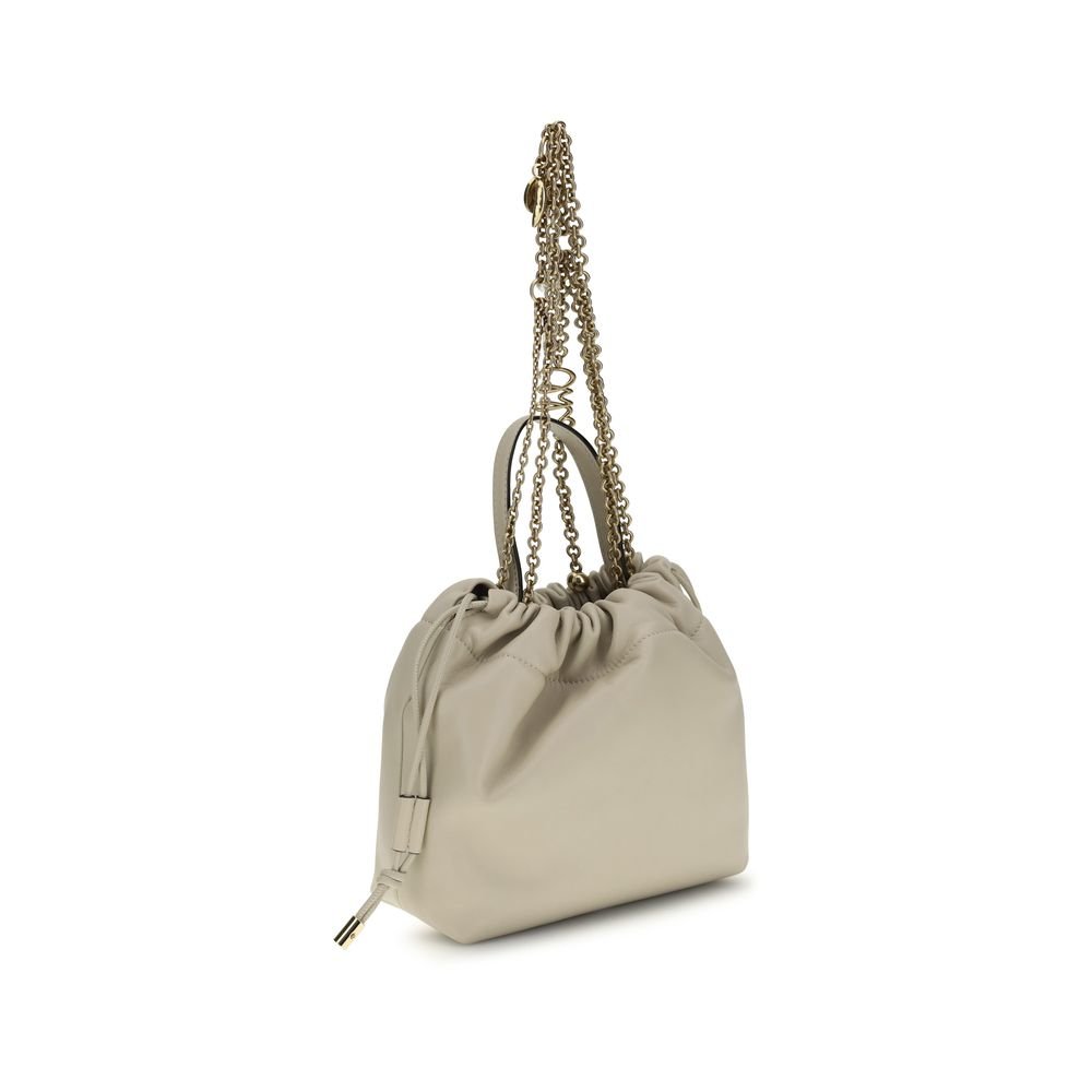 Beige Lamb Ovis Aries Aries Shoulder Bag - Image 3