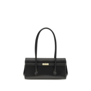 Black Calf Leather Bos Taurus Shoulder Bag