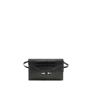 Black Calf Leather Bos Taurus Shoulder Bag