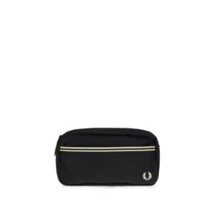 Black Recycled Polyamide Shoulder Bag