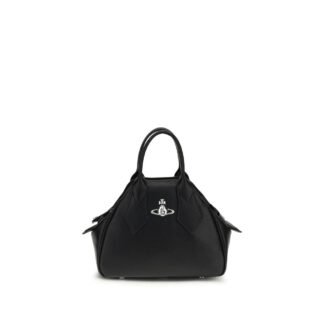 Black Polyurethane Handbag