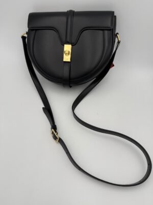 CELINE Sac 16 Besace Black Large Bag