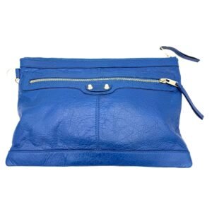 BALENCIAGA LE CAGOLE Blue Pouch