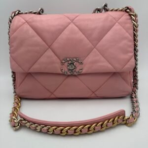 CHANEL 19 Medium Pink Handbag