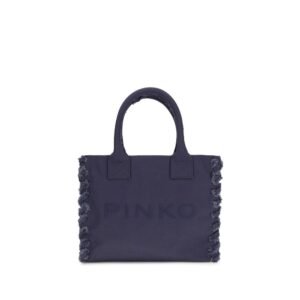 Blue Cotton Shoulder Bag