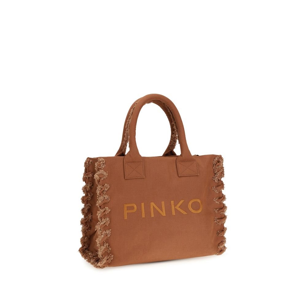 Brown Cotton Shoulder Bag - Image 2