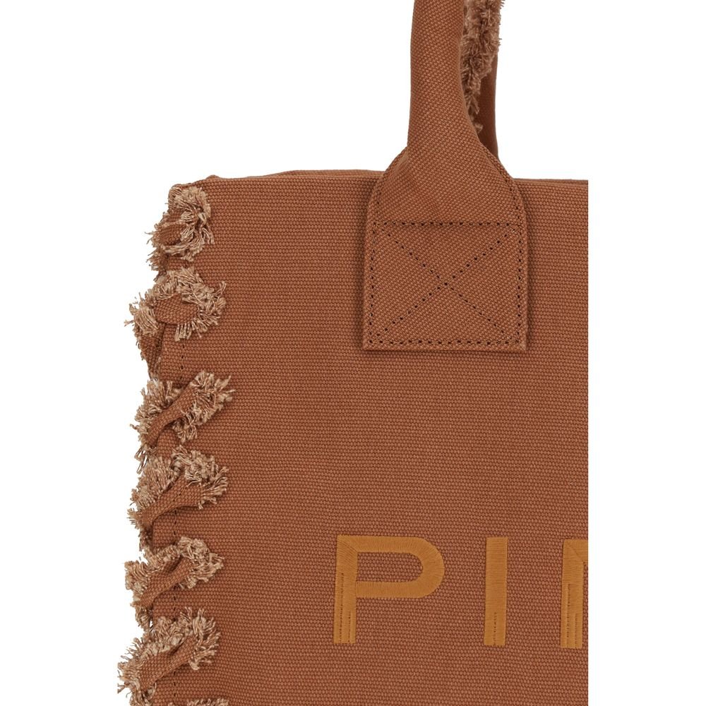 Brown Cotton Shoulder Bag - Image 4
