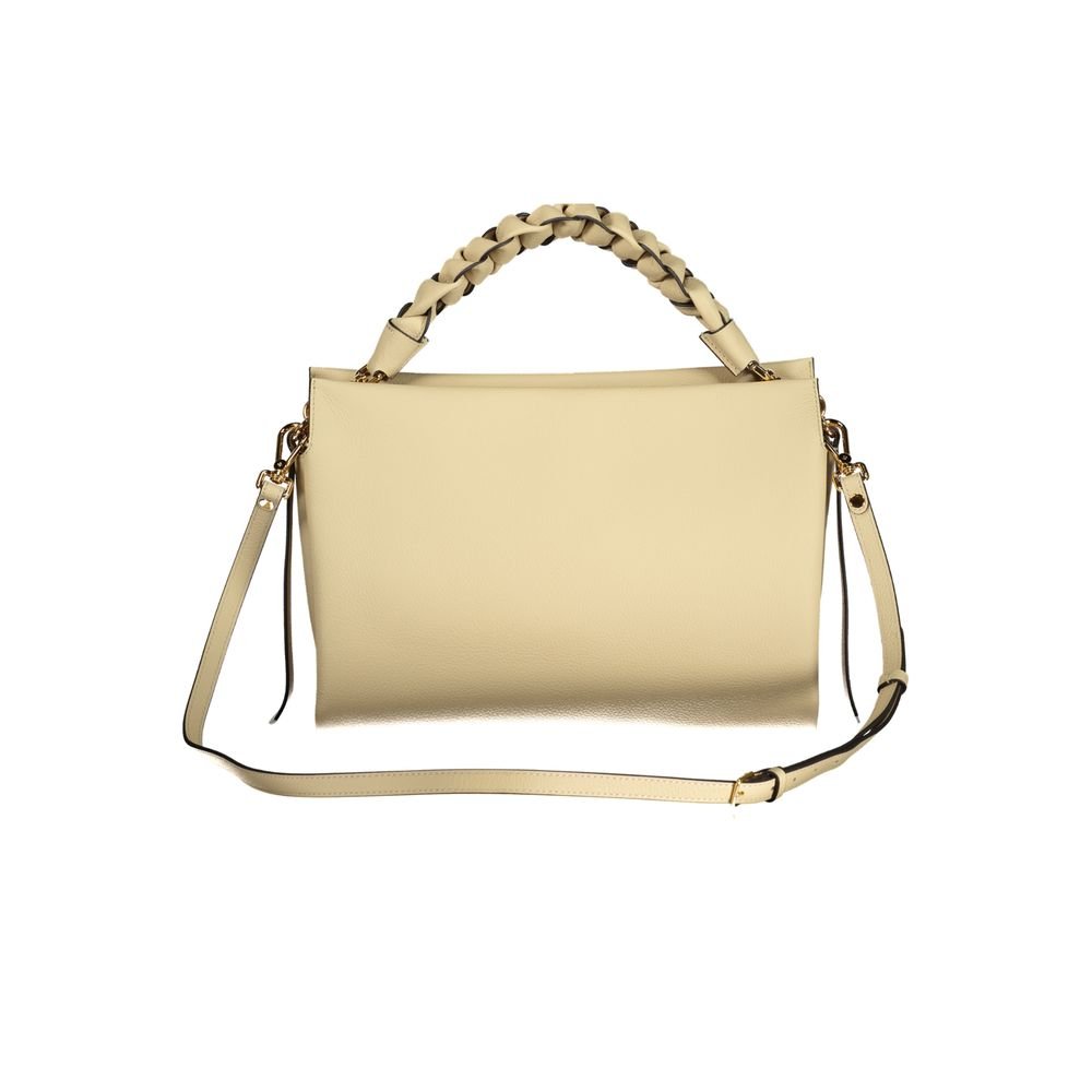 Beige Leather Women Handbag - Image 2