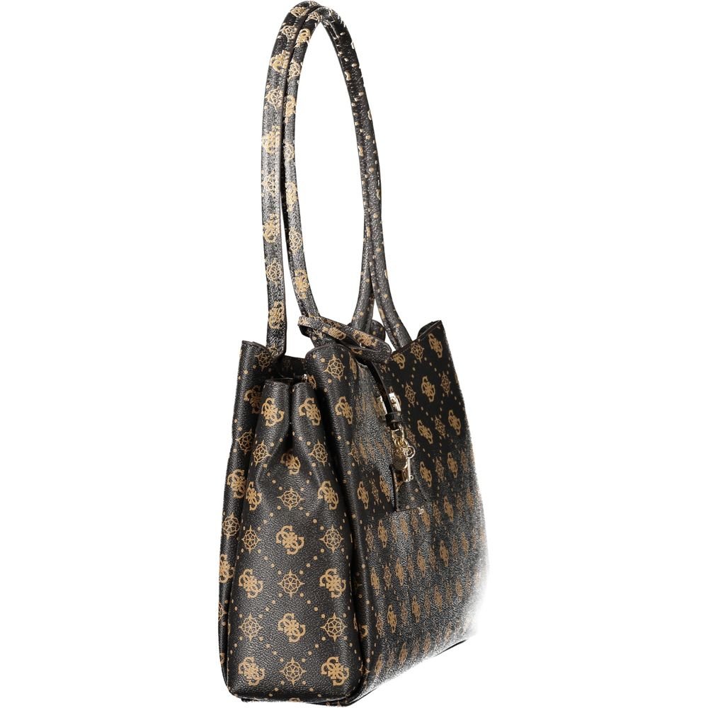 Marrone Polyurethane Women Handbag - Image 3