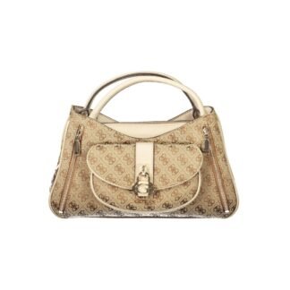 Beige Poliuretano Women Handbag