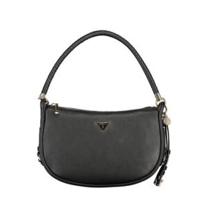 "Nero Polyurethane Women Handbag"