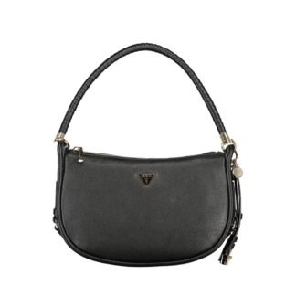 "Nero Polyurethane Women Handbag"