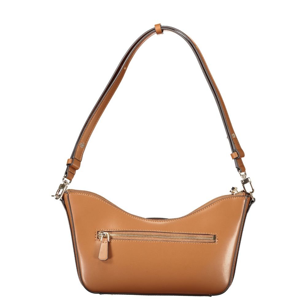 Marrone Polyurethane Women Handbag - Image 2