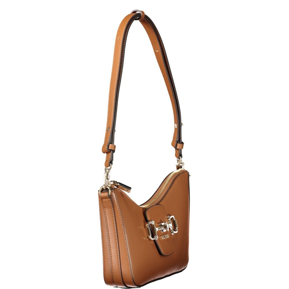 Marrone Polyurethane Women Handbag - Image 3