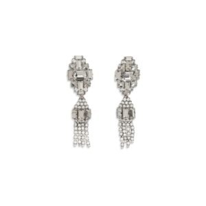 Silver Metal Earrings