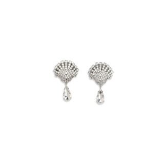 Silver Metal Earrings