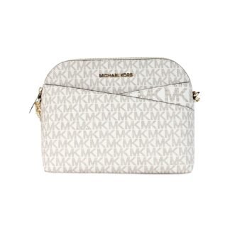 Michael Kors Women'S Back Slip Pocket Signature Canvas Crossbody Bag