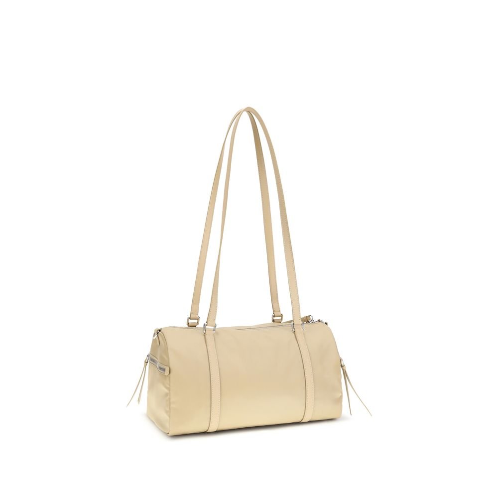 Beige Polyamide Shoulder Bag - Image 2