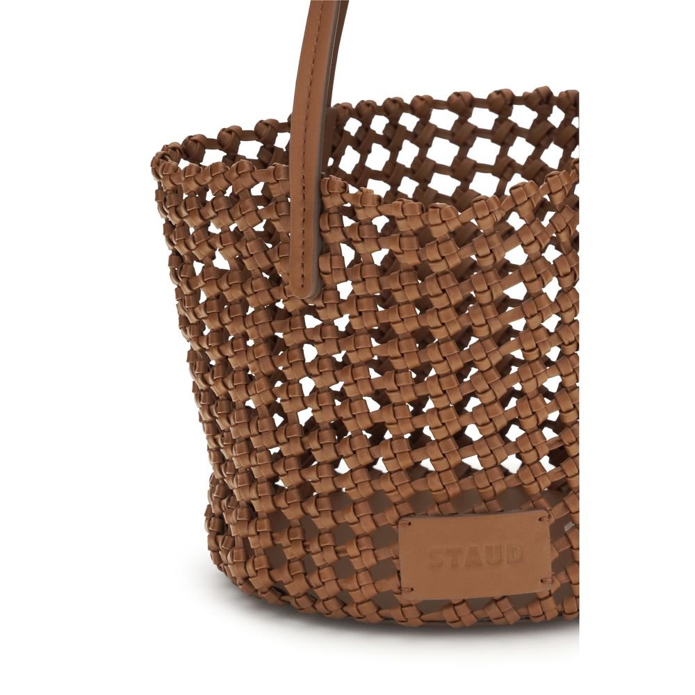 Brown Calf Leather Bos Taurus Backet Bag - Image 4