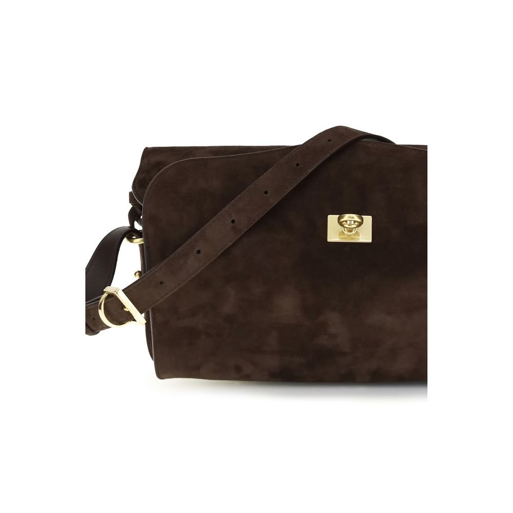 Brown Calf Leather Bos Taurus Shoulder Bag - Image 4