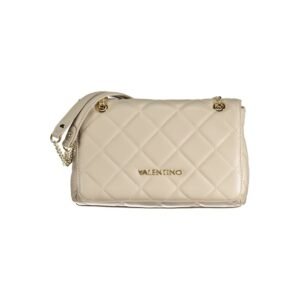 Beige Polyurethane Women's Bag