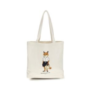 Beige Cotton Handbag