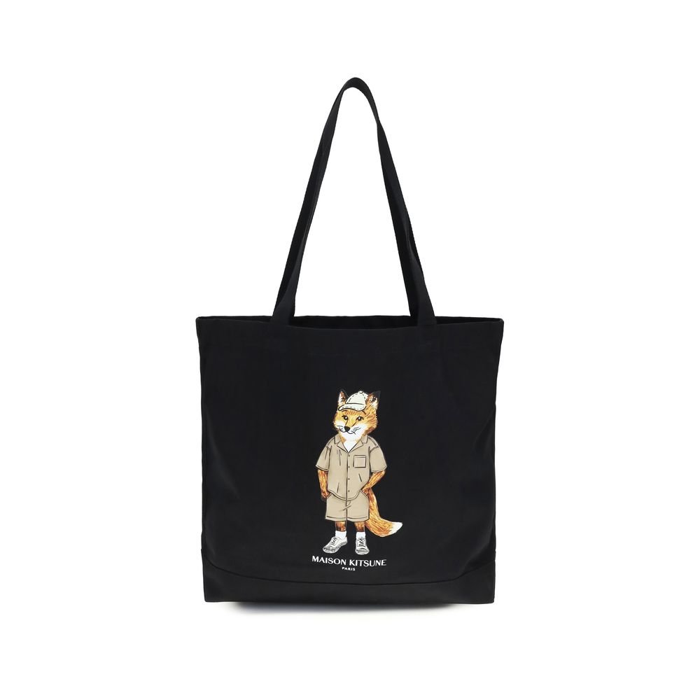 Black Cotton Shoulder Bag