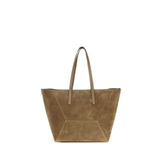 Beige Calf Leather Bos Taurus Shoulder Bag