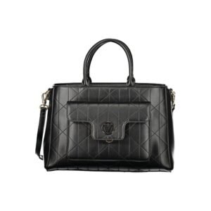 Black Polyurethane Women's Bag