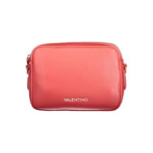 Red Polyurethane Women's Bag
