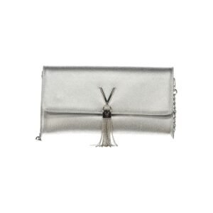 Argento Polyurethane Women's Handbag
