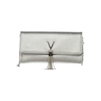 Argento Polyurethane Women's Handbag