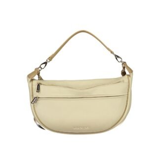 Beige Polyurethane Women's Bag