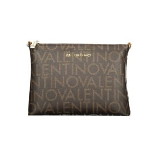 Brown Polyurethane Women's Bag