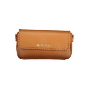 Brown Polyurethane Women's Bag
