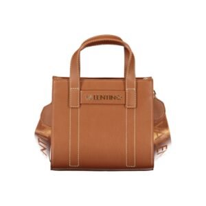 Brown Polyurethane Women's Bag