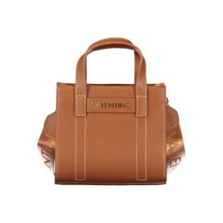 Brown Polyurethane Women's Bag