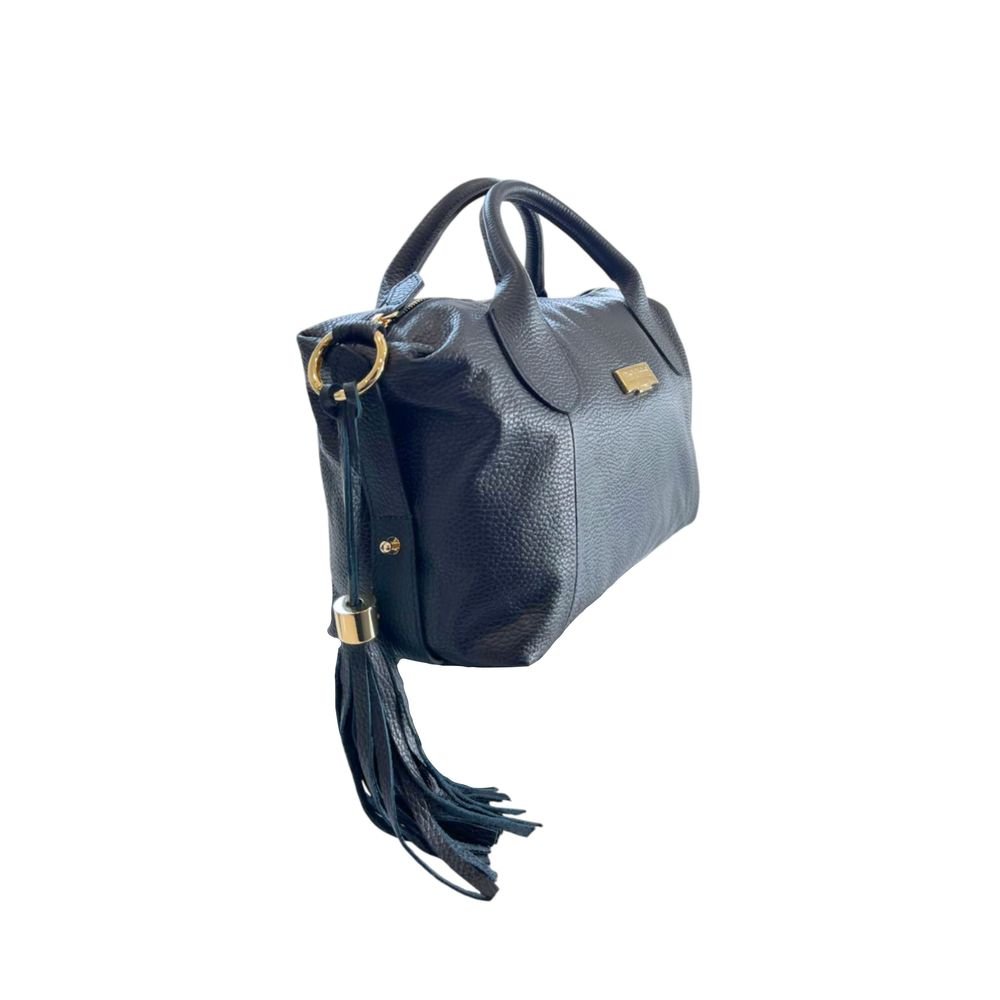 Blue Leather Women Handbag - Image 2