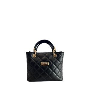 Black Leather Women Handbag