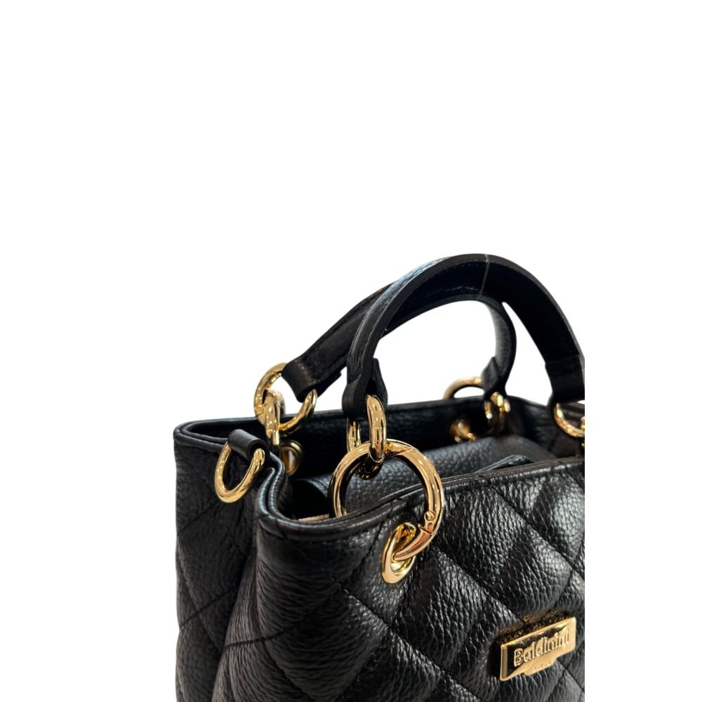Black Leather Women Handbag - Image 6