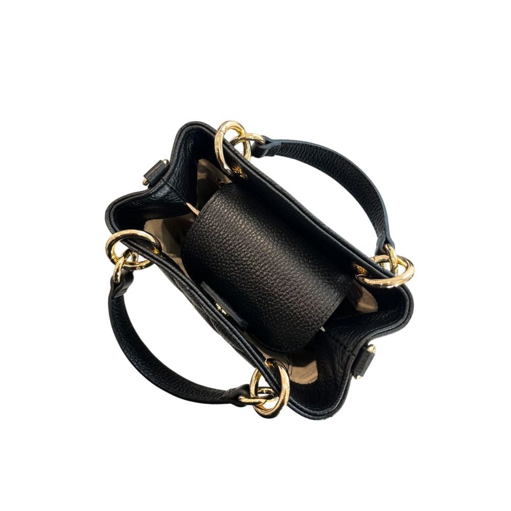 Black Leather Women Handbag - Image 7