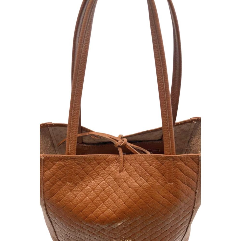 Brown Leather Women Bag - Image 5