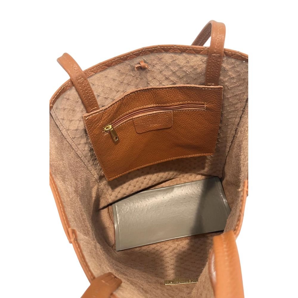 Brown Leather Women Bag - Image 6