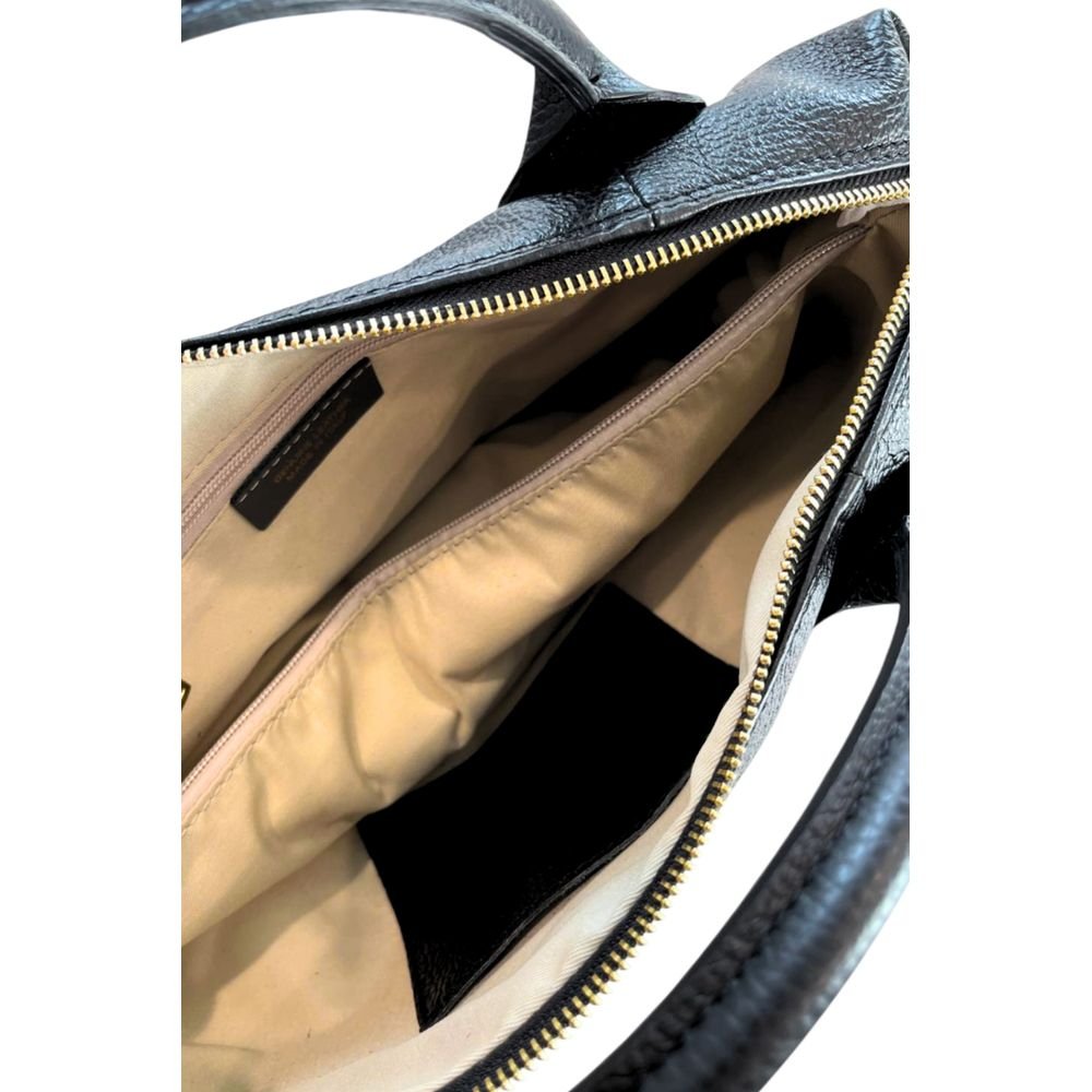 Black Leather Women Handbag - Image 8