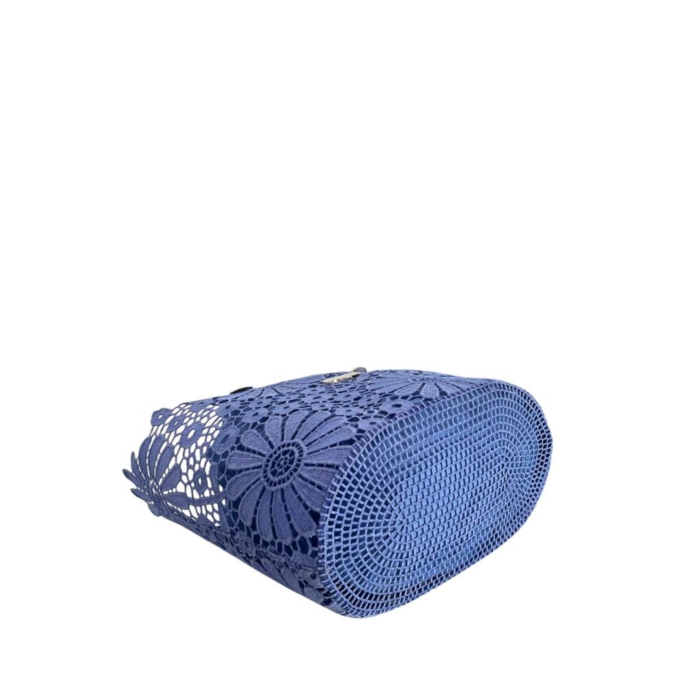 Blue PU Women Handbag - Image 4