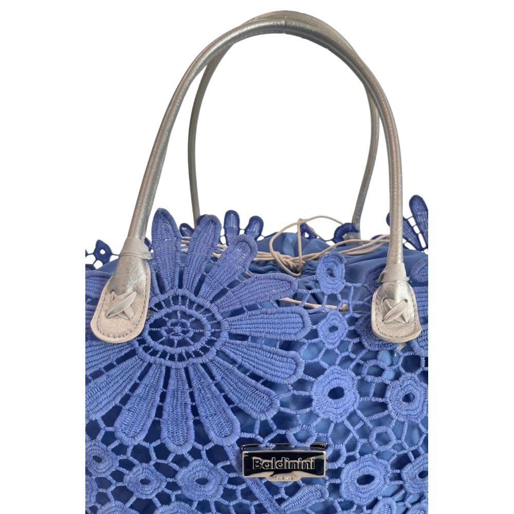 Blue PU Women Handbag - Image 8