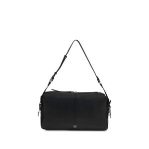 Black Calf Leather Bos Taurus Shoulder Bag